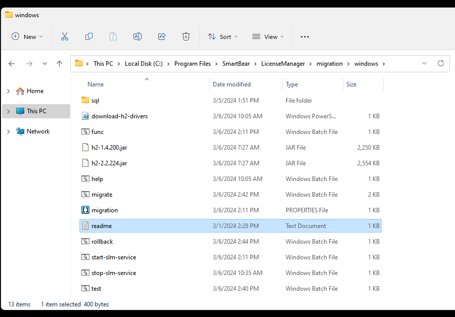 SML-2-0 migration folder windows